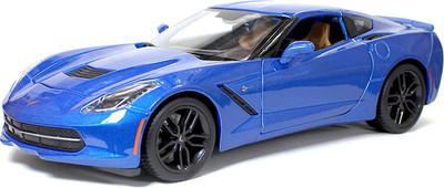 

Maisto 2014 Corvette Stingray Z51 Blue 1:18 Diecast Scale Model Car(Blue)