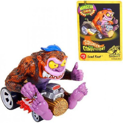

Toys R Us Monster 500 Trading Card & Large Car Lead Foot(Multicolor)