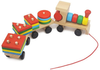 

Funmatic Toy Train Geometric Shape Early Childhood Educational(Multicolor)