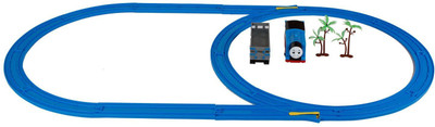 

RVOLD Tomas & Friends Battery Operated Train Track Toy Set with Sound and Flashing Headlights