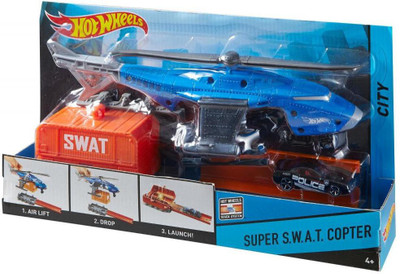 

Hot Wheels Hot Wheels Color Shifters Super SWAT Copter CJR34(Blue, Red)