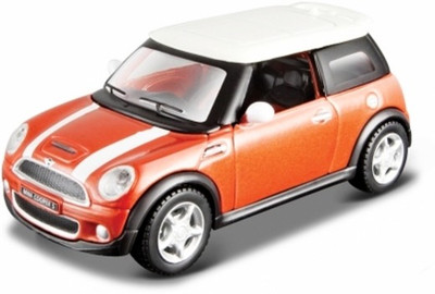 

Maisto Power Kruzerz 4.5 Inch Pull Back Action - Mini Cooper S Diecast Model Car(Orange)