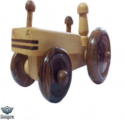

Sonpra Wooden Toy - Antique Handicraft Tractor(Beige, Brown)