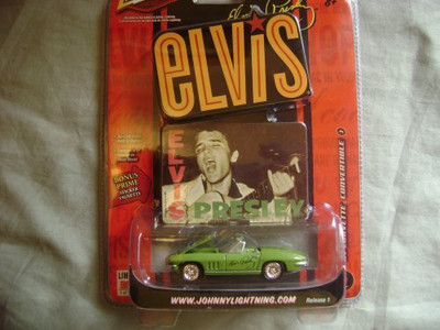 

Johnny Lightning 67 Elvis Chevy Corvette Diecast Car(Green)