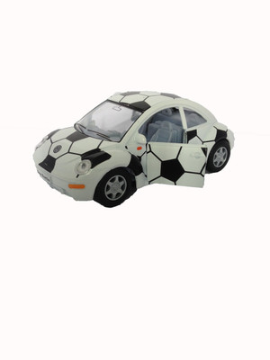 

Kinsmart 5" Volkswagen Beetle Printed Black & White(Black, White)