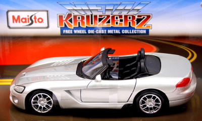 

Maisto Kruzerz 1:24 2003 Dodge Viper Srt-10(Silver)