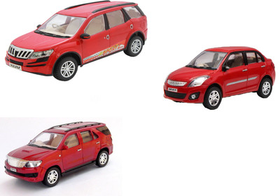 

CENTY Pack Of 3 Xuv Fortuner Dezire(Red)