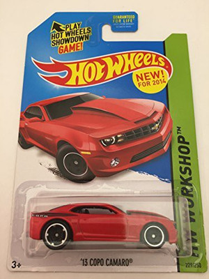 

Hot Wheels 2014 Hw Workshop 229/250 Then And Now '13 Copo Camaro(Red)
