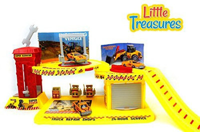 Little Treasures Engineering Play Set Station(Multicolor)