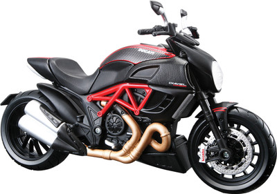 

Maisto Ducati Diavel Carbon(Red, Black), Black;red