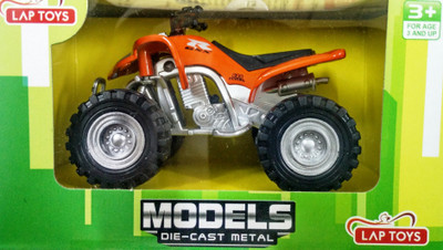 

LAP TOYS ap Toys Diecast ATV Quad Bike X Racer 600 - Red (Red)(Red)
