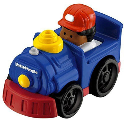 

Fisher-Price Little People Wheelies Steam Engine Train With Michael(Blue)