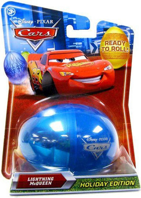 

Disney Pixar Cars Lightning Mcqueen 2010 Holiday Edition Easter Egg(Blue)