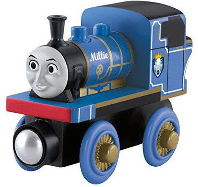 

Fisher-Price The Train Wooden Railway Millie(Blue)
