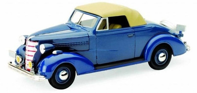 

New-Ray Chevrolet Master Convertible Cabriolet Diecast Car(Blue, Yellow)