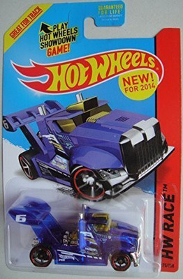 

Mattel Hot Wheels Rig Storm Hw Race 175/250 Blue Ship In Box(Blue)