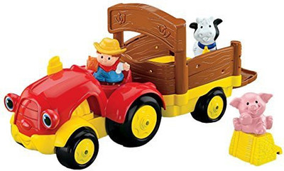 

Fisher-Price Baby Little People Tow 'n Pull Tractor(Multicolor)