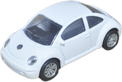 

Babysid Collections Small Friction Metal Toy - VW Beetle(White)