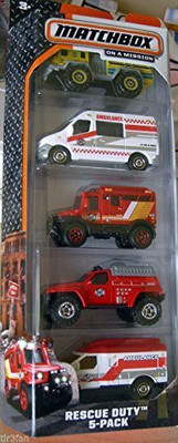 

Matchbox 2014 Rescue Duty 5Pack(Multicolor)