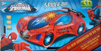 

MK Enterprises Spiderman Car(MULTICOLOUR)