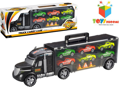 

Toys Bhoomi Truck Carry Case City Set Cars(Multicolor)
