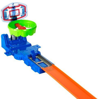

Hot Wheels Track Builder Hoop Shot Deluxe Stunt Set(Multicolor)
