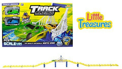 

Little Treasures Track Racing Race Tracks(Multicolor)