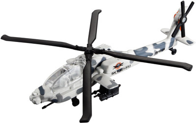 

Maisto Sky Squad Forces AH-64 APACHE AEROPLANE TOY MODEL(white and grey)