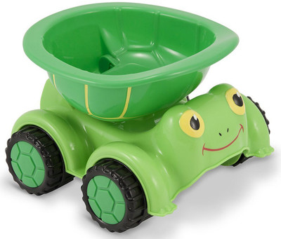 

Melissa & Doug Tootle Turtle Dump Truck Toy(Green)