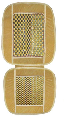Auto Hub Velvet Seating Pad For  Universal For Car Universal For Car(Front Seats, Rear Seats Beige)