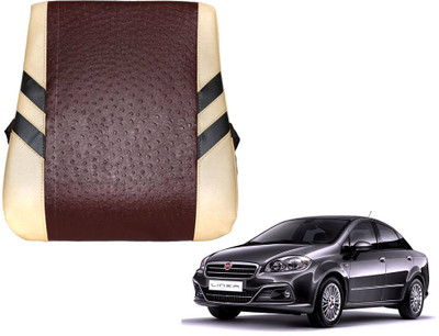 

Kozdiko Leather Seating Pad For Fiat Linea(Front Seats,Back Seats Brown, Beige)