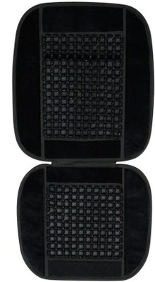 

Speedwav Wooden Bead Seating Pad For Universal For Car Universal For Car(Front Seats Black)