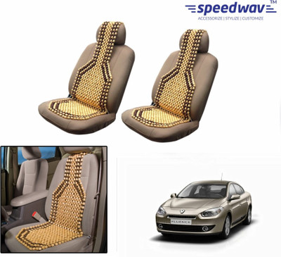 

Speedwav Wooden Bead Seating Pad For Renault Fluence(Front Seats Brown)