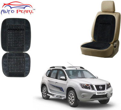 AUTO PEARL Polyester, Cotton Seating Pad For  Nissan Terrano(Front Seats Grey)