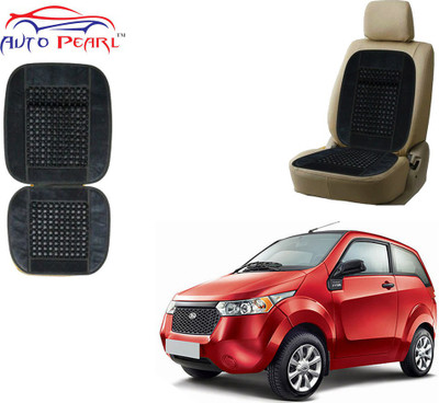 AUTO PEARL Polyester, Cotton Seating Pad For  Mahindra Reva(Front Seats Grey)