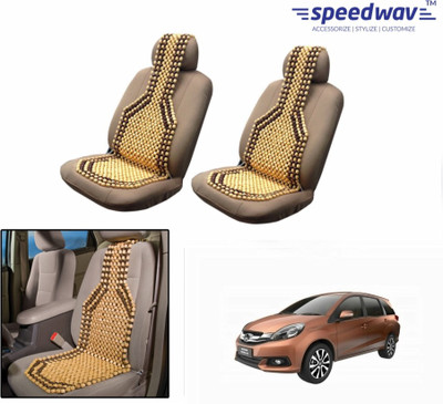 

Speedwav Wooden Bead Seating Pad For Honda Mobilio(Front Seats Brown)