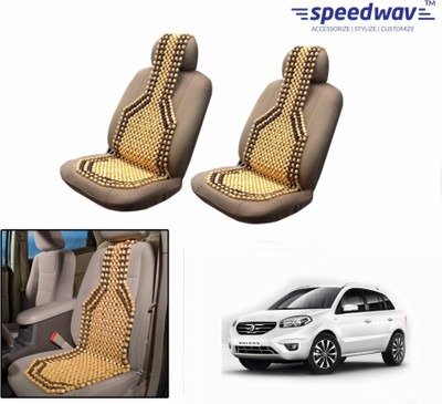 

Speedwav Wooden Bead Seating Pad For Renault Koleos(Front Seats Brown)