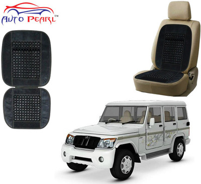 AUTO PEARL Polyester, Cotton Seating Pad For  Mahindra Bolero(Front Seats Grey)