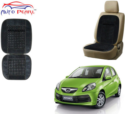 AUTO PEARL Polyester, Cotton Seating Pad For  Honda Brio(Front Seats Grey)