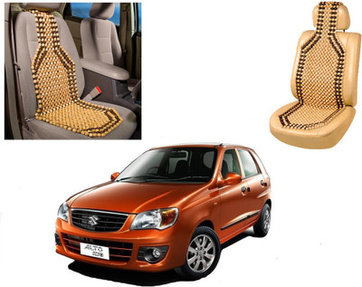 AUTO PEARL Wooden Bead Seating Pad For  Maruti Suzuki Alto K10(Front Seats Beige, Brown)