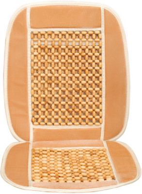 AUTOGARH Wooden Bead, Cushion Seating Pad For  Tata Nano(Front Seats Beige)