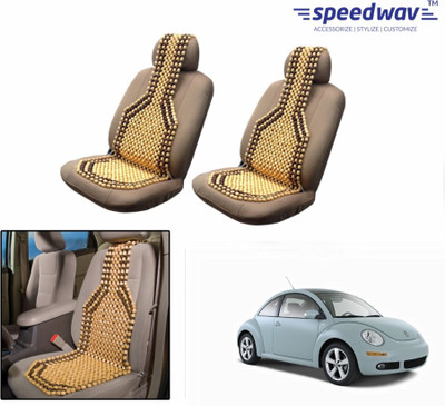 

Speedwav Wooden Bead Seating Pad For Volkswagen Beetle(Front Seats Brown)