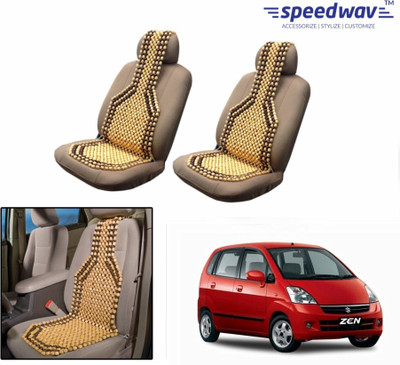 

Speedwav Wooden Bead Seating Pad For Maruti Suzuki Zen Estilo(Front Seats Brown)