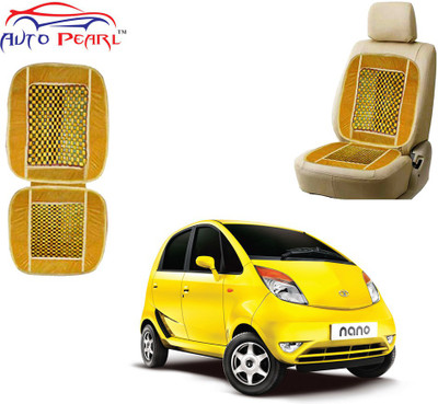 AUTO PEARL Polyester, Cotton Seating Pad For  Tata Nano(Front Seats Beige)