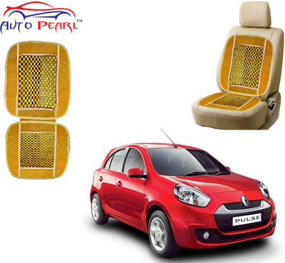 AUTO PEARL Polyester, Cotton Seating Pad For  Renault Pulse(Front Seats Beige)