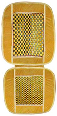 AUTO PEARL Polyester, Cotton Seating Pad For  Volkswagen Jetta(Front Seats Beige)