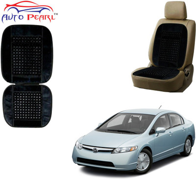 AUTO PEARL Polyester, Cotton Seating Pad For  Honda Civic(Front Seats Black)