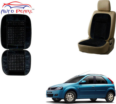 AUTO PEARL Polyester, Cotton Seating Pad For  Mahindra Verito Vibe(Front Seats Black)
