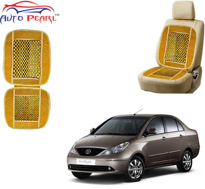 AUTO PEARL Polyester, Cotton Seating Pad For  Tata Indigo(Front Seats Beige)
