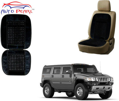 AUTO PEARL Polyester, Cotton Seating Pad For  HM Hummer H2(Front Seats Black)